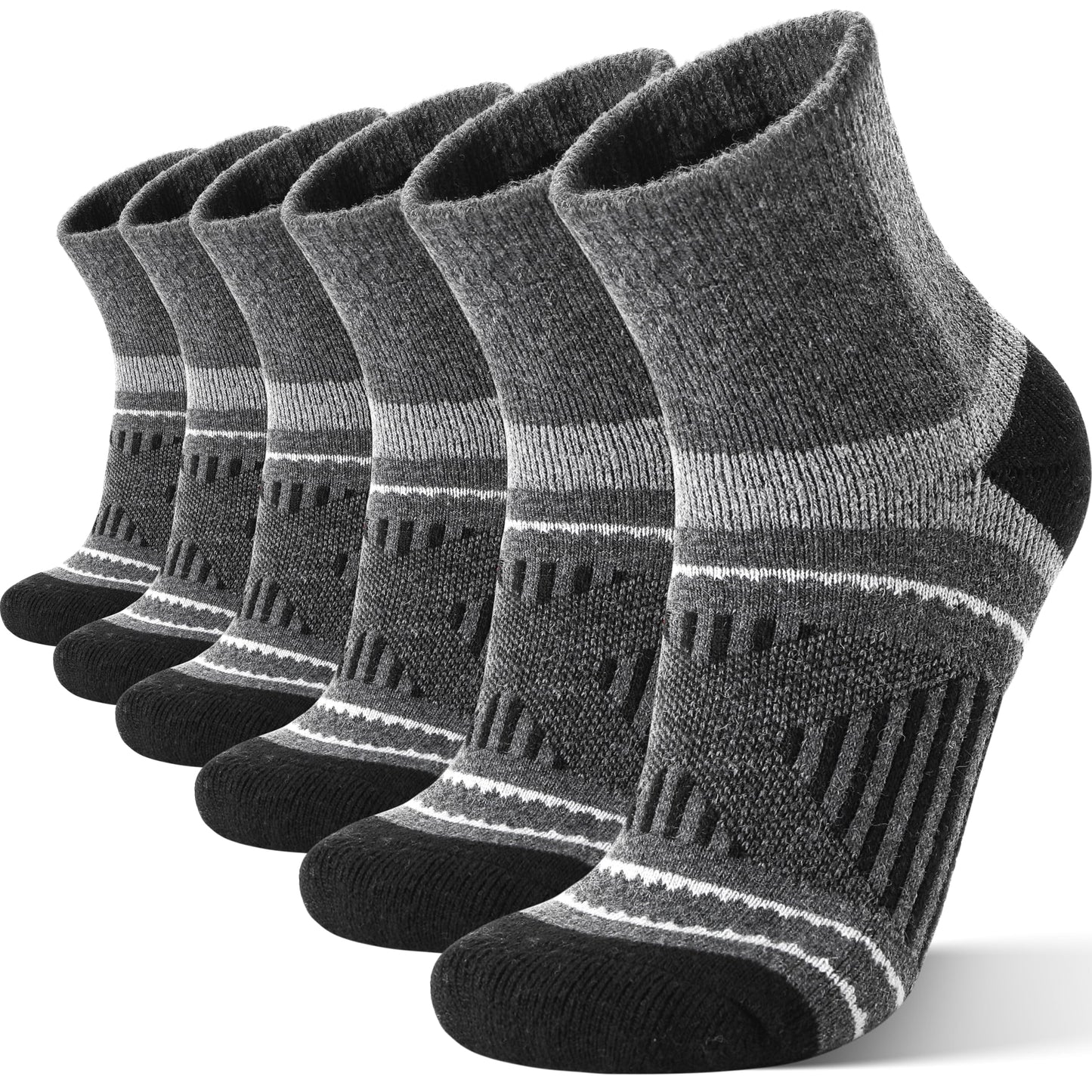 KOITHOT 6 Pairs Wool Socks for Men Warm Winter Soft Cozy Socks