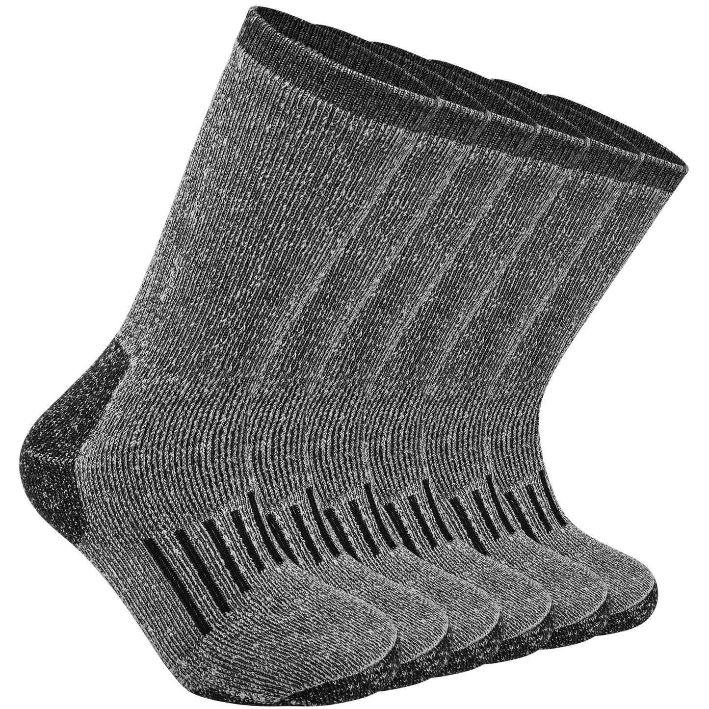 KOITHOT 3 Pack Merino Wool Socks for Men & Women, Thermal Boot Warm Hiking Socks