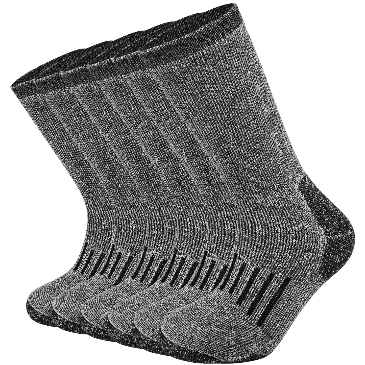 KOITHOT 3 Pack Merino Wool Socks for Men & Women, Thermal Boot Warm Hiking Socks