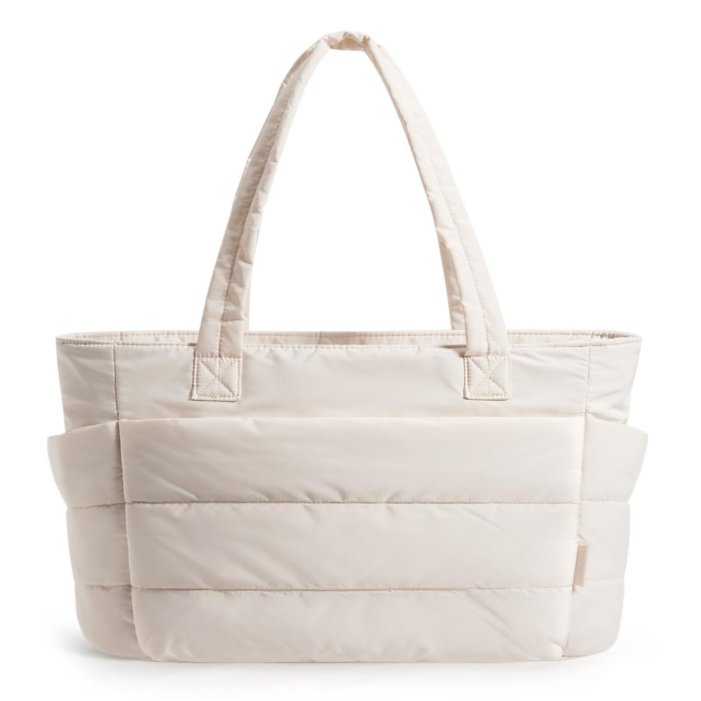 KOITHOT Tote Bag for Women, Lightweight Puffy Tote Bag with Compartments
