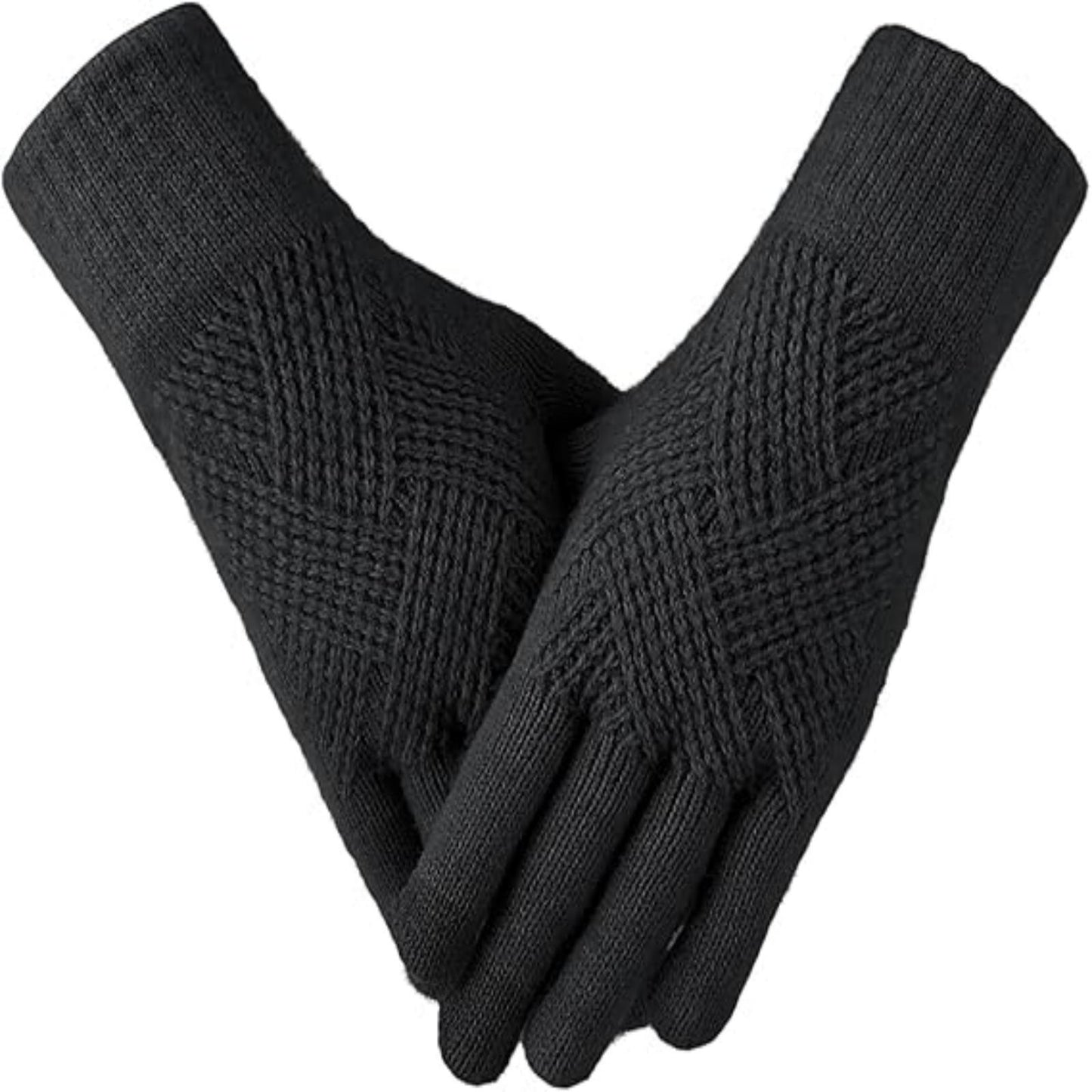 KOITHOT Winter Gloves for Women Men Touch Screen Lining Warm Gloves for Cold Weather