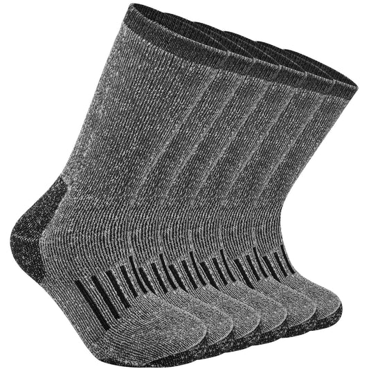 KOITHOT 3 Pack Merino Wool Socks for Men & Women, Thermal Boot Warm Hiking Socks