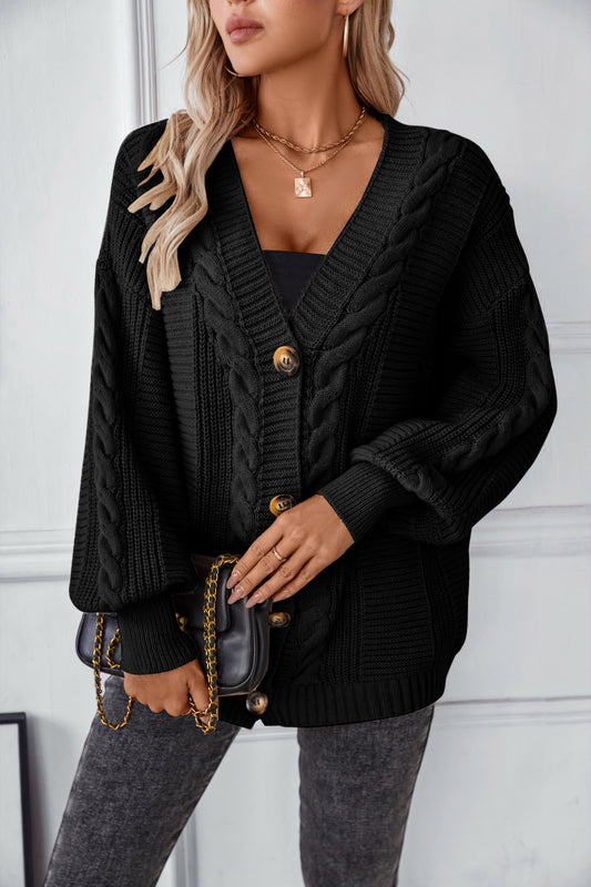 Chalesta Womens Cardigan Sweater Button-Down Long Sleeve Oversized Knit Cardigans